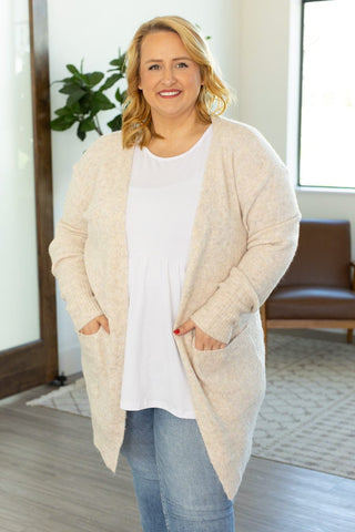 4- Overlayer Tops Kensington Cozy Sweater Cardigan w/Pockets plus size clothing