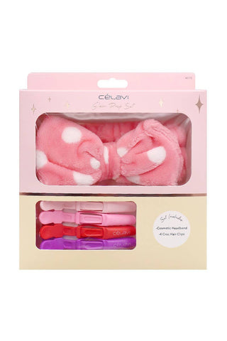 12- Accessories & Gifts ***Bow Headband & Hair Clip Set plus size clothing