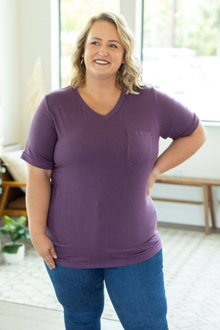 1- ShortSlv/Slvless Tops Pocketful of Perfect- Solid Tees (lots of colors!) plus size clothing