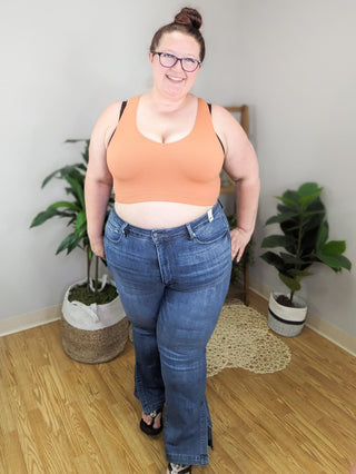 Remy Ribbed V-Neck Brami/Bralette (LOTS OF COLORS!)