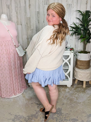 Piper Flutter Skirt w/ Shorts + Shimmer