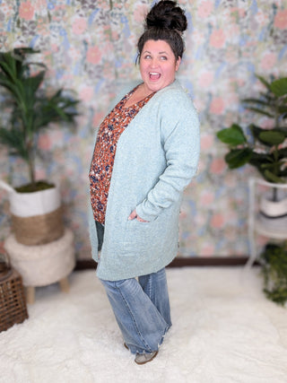 4- Overlayer Tops Kensington Cozy Sweater Cardigan w/Pockets (3 Colors) plus size clothing