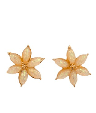 12- Accessories & Gifts ***Opalescent Poinsettia Earrings plus size clothing