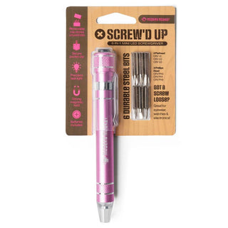 12- Accessories & Gifts *** Screw’d Up 6-in-1 Mini LED Screwdriver plus size clothing