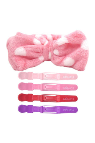 12- Accessories & Gifts ***Bow Headband & Hair Clip Set plus size clothing