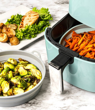 12- Accessories & Gifts ***Collapsible Silicone Air Fryer Basket (2 shapes) plus size clothing