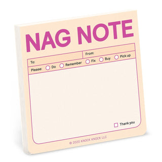 12- Accessories & Gifts ***Nag Note Sticky Notes plus size clothing