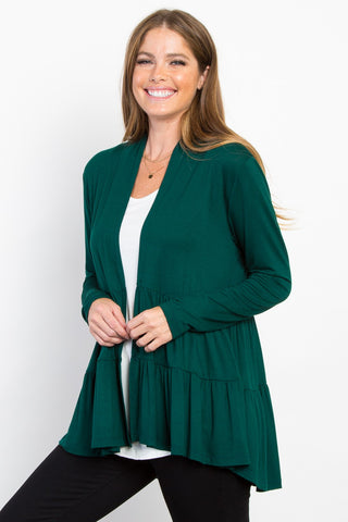 Lucia Tiered Tissue Weight Cardigan (6 colors)