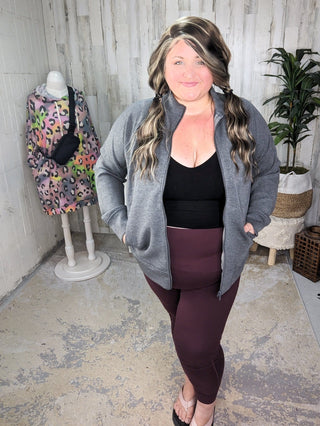 Plus Size "No Crotch Seam" Butter Leggings in Solids