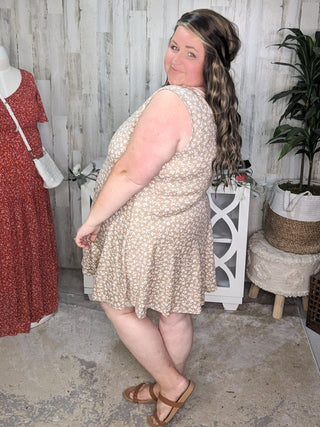 11- Dress/Romp/Jump SALE- Odette Scoopneck Tank Dress w/Built in Shorts (4 COLORS!) plus size clothing