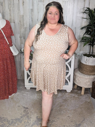 11- Dress/Romp/Jump SALE- Odette Scoopneck Tank Dress w/Built in Shorts (4 COLORS!) plus size clothing