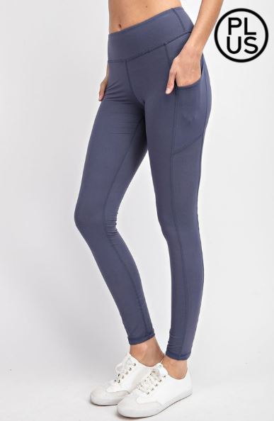 High Waist Plus Size Pocket Leggings (more colors!) – Stacked - A Plus Size  Boutique