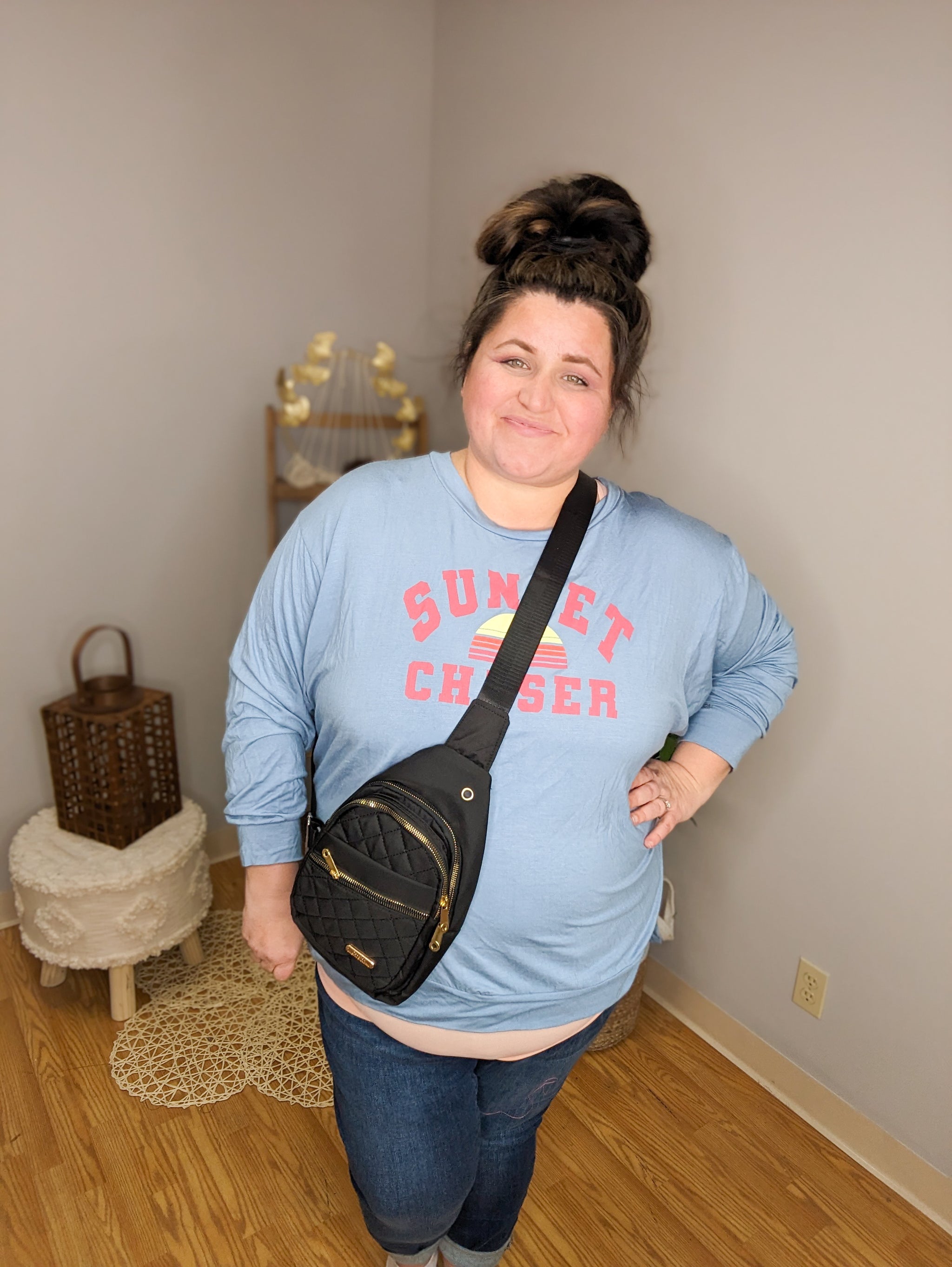 Plus Size APPROVED Sling Bag - Stacked - A Plus Size Boutique