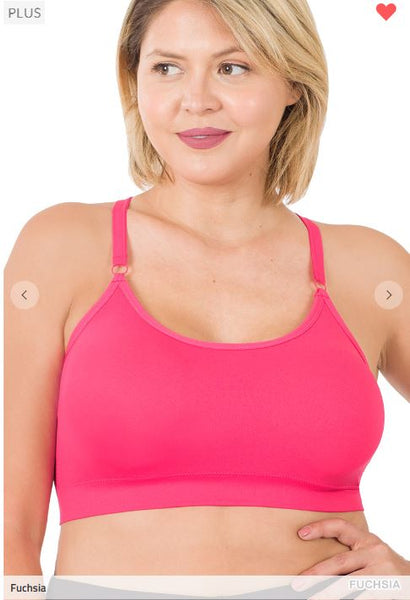 Simple Perfection Seamless Bra w/ Pads – Stacked - A Plus Size Boutique